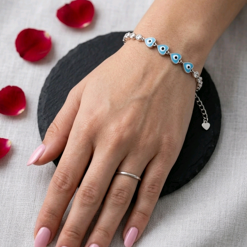 Evil Eye Tennis Bracelet 
